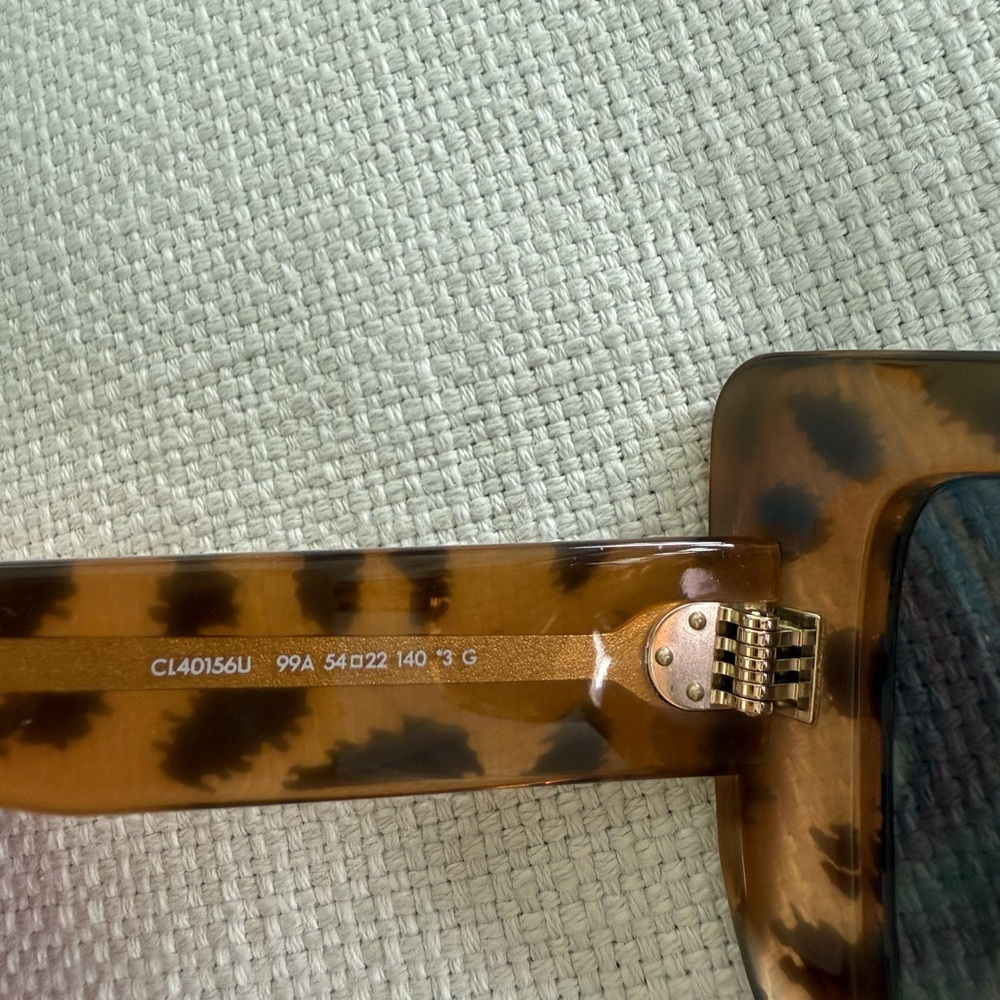 Leopard Print Square Sunglasses - image 6